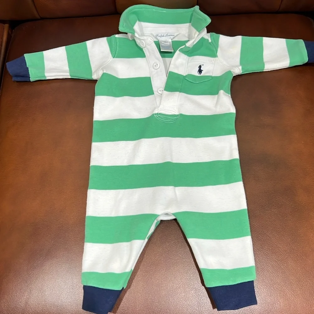 Polo Ralph Lauren Soft Cotton pocket Coverall NWOT - Picture 2 of 6